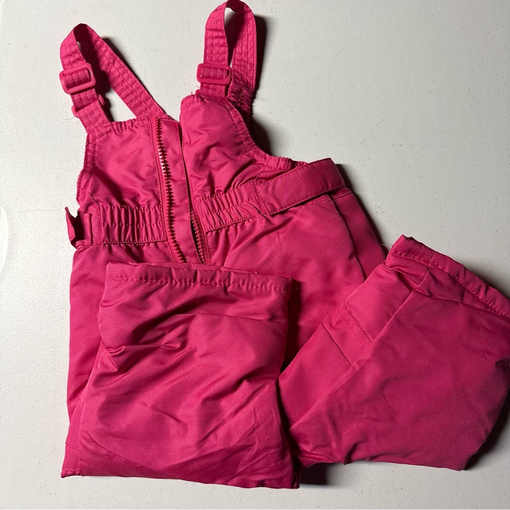 Cat & Jack Vibrant Pink Snow Bib